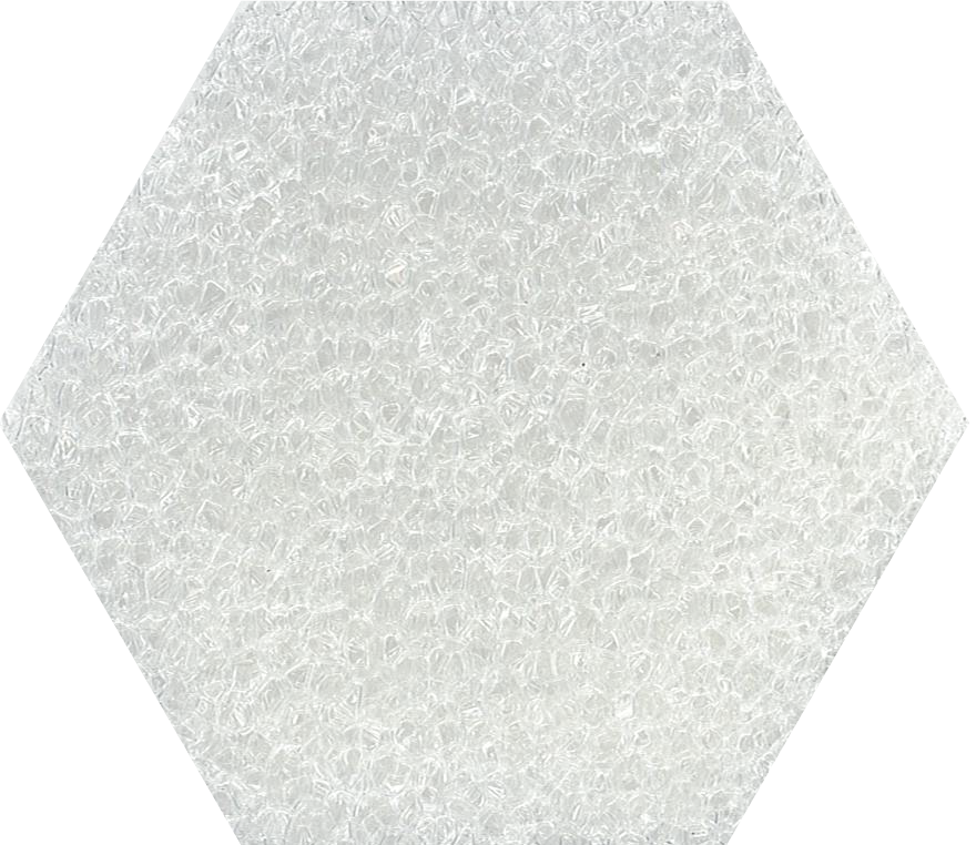 polyester white coarse glaspore foam