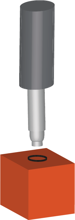 Image of the Boring tool used as part of the converting process