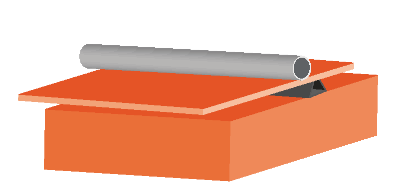 Image of the slitting converting process